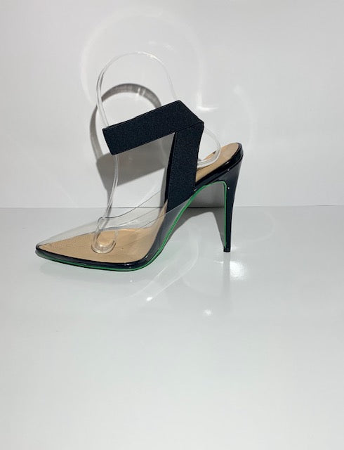 Heels with on sale plastic sides