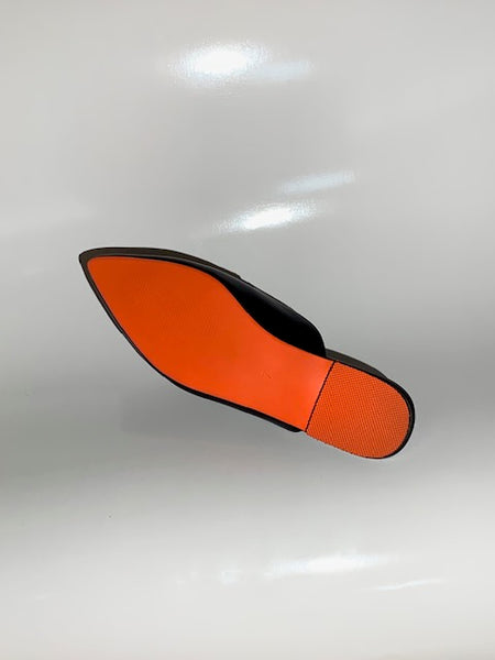 Orange Sole Mule