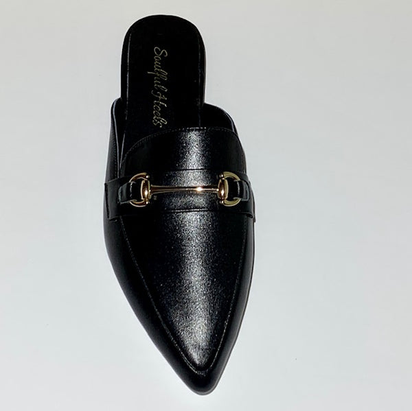 White Sole Mule