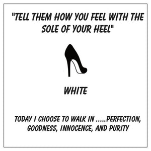 White Sole Mule